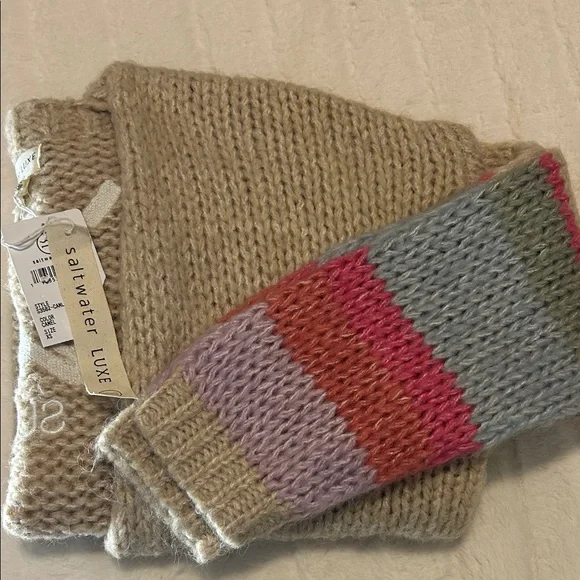 Saltwater Luxe "Hello Sunshine " Colorful Knit Cardigan Size XS NWT - Picture 7 of 10